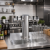 Thumbnail image #2 for Krowne Max-T Style 4-Faucet Glycol-Cooled Countertop Beer Tower