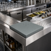 Thumbnail image #2 for Advance Tabco Stainless Steel 90° Outside Corner Filler for DRKR Series Bar Drink Rails