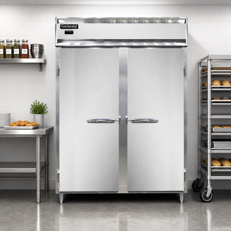 Product image #2 for Continental Refrigerator DL2WE-SA Designer Line Extra-Wide Two-Section Heated Holding Cabinet