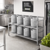 Thumbnail image #2 for All-Welded Aluminum Single-Deep Keg Storage Rack for 8 Half-Barrel Kegs