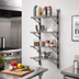 Thumbnail image #2 for Eagle Group Valu-Gard Prepackaged Adjustable Post Wire Wall Mount Mid Unit for 14-Inch Shelves, 63-Inch Post