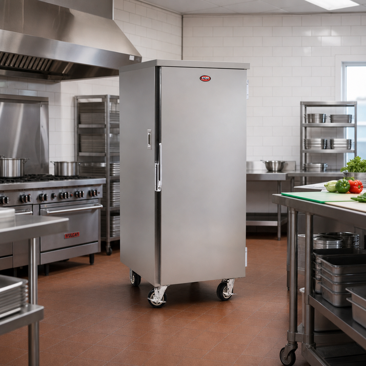 Product image #2 for Full-Height Insulated Enclosed Transport Cabinet with 13 Universal Tray Slides