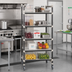 Thumbnail image #2 for Cambro Camshelving Elements XTRA 5-Tier High Density Top Rail Mobile Starter Unit, 24