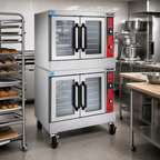 Thumbnail image #3 for Vulcan VC66ED Electric Double-Deck Bakery-Depth Convection Oven, Solid State Controls, 5-Pan Capacity per Compartment
