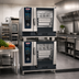 Thumbnail image #2 for RATIONAL iCombi Pro Double-Stack Full-Size Natural Gas Combi Oven Set