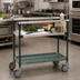 Thumbnail image #2 for Metro PrepMate® 18 x 36 Multi-Station Prep Cart ProKit with Stainless Steel Shelf, Super Erecta Pro Mat Shelf, Cutting Board and Magic Rings