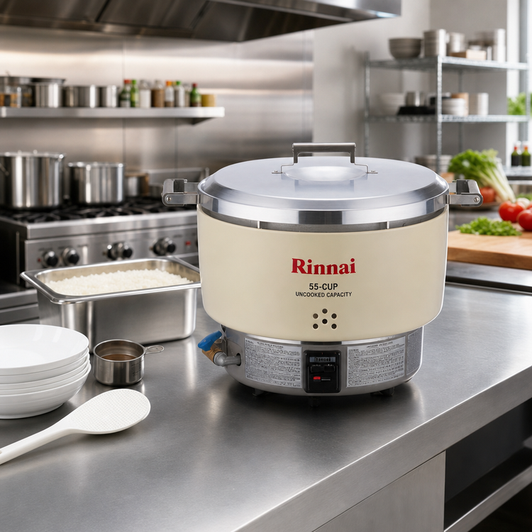 Product image #2 for Rinnai 55-Cup Uncooked Capacity Propane Gas Countertop Rice Cooker