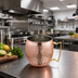 Thumbnail image #2 for 96 oz Hammered Copper Moscow Mule Mug with Handle