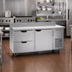 Thumbnail image #2 for Beverage-Air 67-Inch Two-Section Worktop Refrigerator with 2 Drawers and 1 Door, Side-Mount Self-Contained, R290