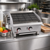 Thumbnail image #2 for APW Wyott Workline 18-Inch Gas Countertop Charbroiler with Cast Iron Grates