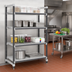Thumbnail image #2 for Camshelving Elements XTRA 4-Shelf Stationary Starter Unit, 21 x 72 x 84 Inches, 3 Vented + 1 Solid, Speckled Gray