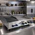 Thumbnail image #2 for Comstock-Castle 48-Inch Countertop Gas Char-Broiler and Griddle Combination