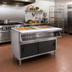Thumbnail image #2 for Spec-Master SHT4CB-208-3 Four Well Electric Sealed Hot Food Table with Sliding Doors