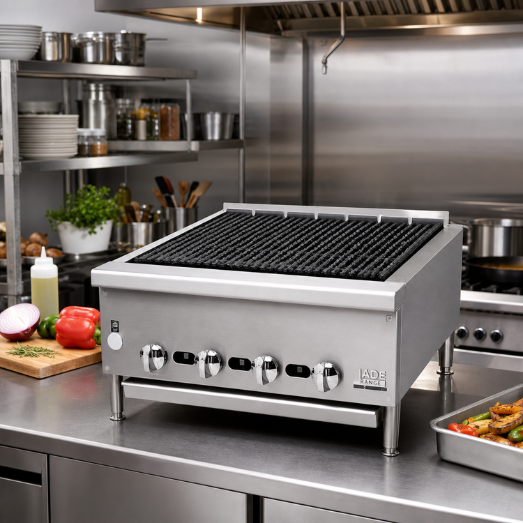 Product image #2 for Jade Range Supreme JB-24 24-Inch Gas Radiant Countertop Charbroiler