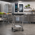 Thumbnail image #2 for RATIONAL Transport Trolley for Mobile Oven and Plate Racks, 39-Inch Height, for 6-Full and 10-Full Size Pro/Classic Units, Single Unit on Stand