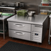 Thumbnail image #2 for Beverage-Air WTFCS36HC Two-Drawer Chef Base Freezer with Stainless Steel Worktop, 36 Inch, 5.64 Cu. Ft.