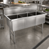 Thumbnail image #2 for John Boos B-Series 3-Compartment Stainless Steel Sink with 10