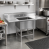Thumbnail image #2 for Spec-Master FN Series 1-Compartment Stainless Steel Sink with Right Drainboard, 53-1/2 Inch W