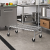 Thumbnail image #2 for Eagle Mobile Chrome Wire Dunnage Rack, 30 x 24 x 14 Inches, 800 lb. Capacity