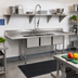 Thumbnail image #2 for Eagle Group S16 Series 3-Compartment Stainless Steel Sink with 24