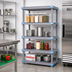 Thumbnail image #2 for Quantum Millenia Gray Polymer Shelving Unit, 72