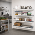 Thumbnail image #2 for Fermostock 4-Tier Perforated Polymer Shelving Expansion Kit, 68