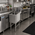 Thumbnail image #2 for Advance Tabco Prestige Supreme Freestanding Underbar Hand Sink with Deck-Mount Faucet