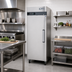 Thumbnail image #2 for Migali Competitor Series® 23 Cu. Ft. Single Section Reach-In Refrigerator, Top-Mount Self-Contained, Left-Hand Hinged Solid Locking Door, Stainless Steel