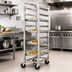 Thumbnail image #2 for Channel Manufacturing All-Welded Stainless Steel End-Load Platter Rack, 6-Platter Capacity, for 12-1/2 Inch Platters