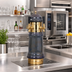 Thumbnail image #2 for Glastender Rembrandt Single-Column 3-Faucet Glycol-Cooled Draft Dispensing Tower, Mirror Finish Ceramic, Countertop Mount