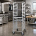 Thumbnail image #2 for Steel Works Stainless Aluminum End-Load Sheet Pan Rack, 20-Pan Capacity, 69-Inch High