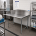 Thumbnail image #2 for BK Resources Heavy-Duty Straight Clean Dish Table, 72 Inch x 30-7/8 Inch, Left-to-Right Operation, 10-Inch Backsplash
