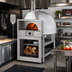 Thumbnail image #2 for Marra Forni Enclosed Facade Wood-Fired Brick Pizza Oven with Stand, 59-Inch Round Deck