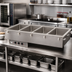 Thumbnail image #2 for Vollrath Four-Well Drop-In Electric Hot Food Well with Thermostatic Controls and Manifold Drain, 120V