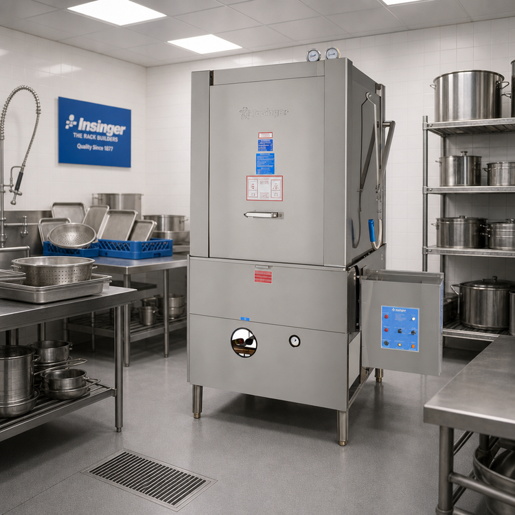 Product image #2 for Insinger CA-3 Straight-Thru Automatic Pot & Pan Washer, 25 Racks/Hour