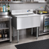 Thumbnail image #2 for Eagle Group 2200 Series Underbar Ice Bin/Cocktail Unit with 7-Circuit Cold Plate and Sliding Cover, 48 Inch W x 24 Inch D, 208 lb. Capacity