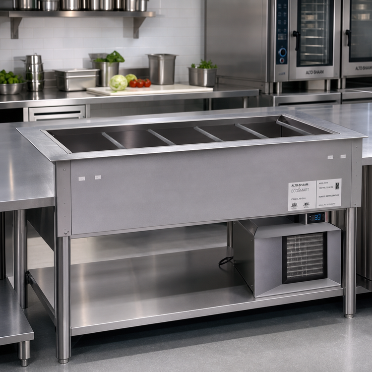 Product image #2 for Alto-Shaam EcoSmart 6-Pan Full-Size Drop-In Refrigerated Cold Well, Remote Refrigeration