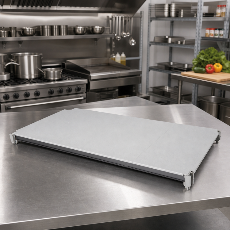 Product image #2 for Cambro Camshelving Elements XTRA 21-Inch x 72-Inch Solid Universal Shelf Kit