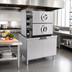 Thumbnail image #2 for Crown DDA-2 Do-All Dual-Pressure Direct Steam Steamer with 2 Compartments