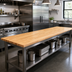 Thumbnail image #2 for Boos Block Northern Hard Rock Maple Blended Edge Grain Kitchen Countertop, 132 x 25 x 1-1/2 Inch, Penetrating Oil Finish