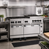 Thumbnail image #2 for Vulcan Endurance 60-Inch Gas Restaurant Range with 6 Open Burners, 24-Inch Charbroiler, and 2 Standard Ovens, Propane