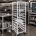 Thumbnail image #2 for Channel UTR-10 Standard Series Aluminum Bun Pan / Steam Table Pan Rack, 10 Pair Capacity, 20.5 x 26 x 70 Inch