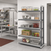 Thumbnail image #2 for Cambro Camshelving Elements XTRA 5-Shelf Stationary Add-On Polymer Shelving Unit, 21