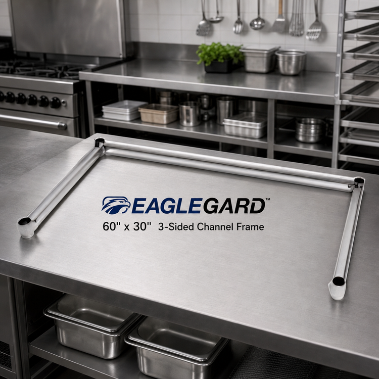 Product image #2 for EagleGard 60 Inch x 30 Inch 3-Sided Channel Frame