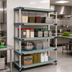 Thumbnail image #2 for MetroMax 4 48 Inch W x 18 Inch D x 63 Inch H Stationary Starter All-Polymer Shelving Unit, 4 Shelves