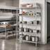 Thumbnail image #2 for Eagle Group 5-Tier Add-On Wire Shelving Unit, 60 x 21 x 86 Inches, Stainless Steel Finish