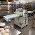 Thumbnail image #3 for BakeMax BMFRS02 Floor Model Reversible Dough Sheeter with 20.5 x 79 Inch Belt