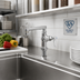 Thumbnail image #2 for T&S Brass B-0208 Single Pantry Faucet with 6-Inch Cast Spout, Deck Mounted