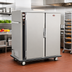 Thumbnail image #2 for FWE Mobile Insulated Heated Holding Cabinet with Humi-Temp Heat System, 2 Solid Doors, and 20 Universal Tray Slides