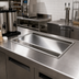 Thumbnail image #2 for 30-Inch Drop-In Double Urn Drain with Dual Troughs and Anti-Splash Grate